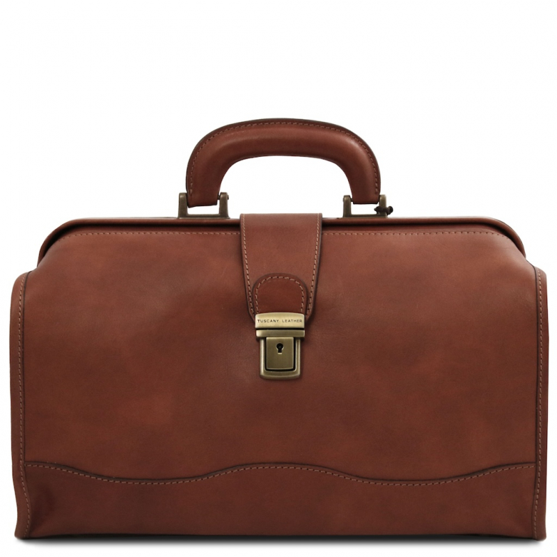 Tuscany Leather Doktortasche "Raffaello" Leder matt braun