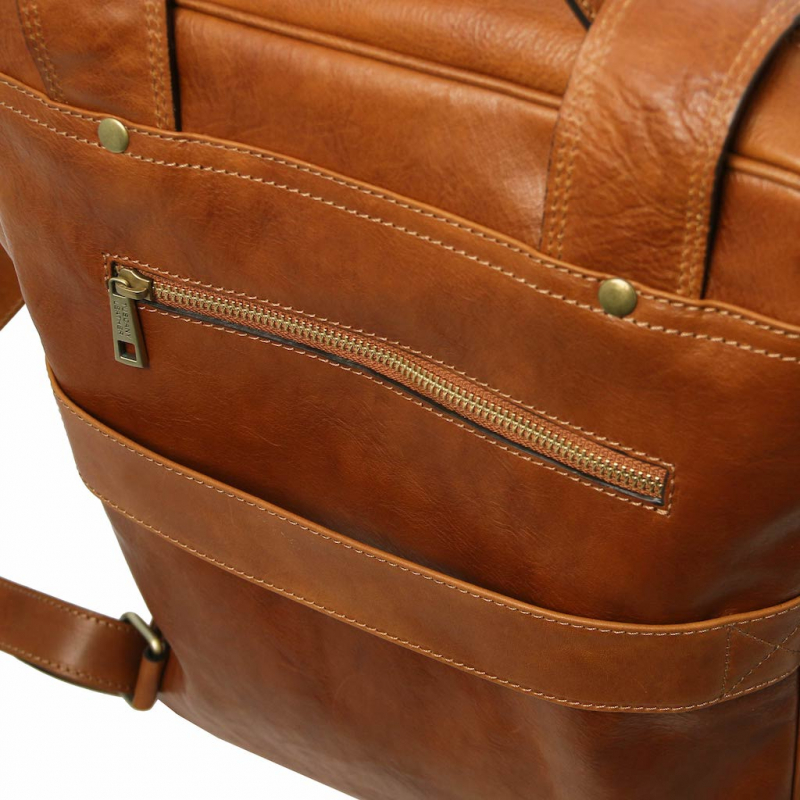 Tuscany Leather Notebook Rucksack Trolley-Anbringung